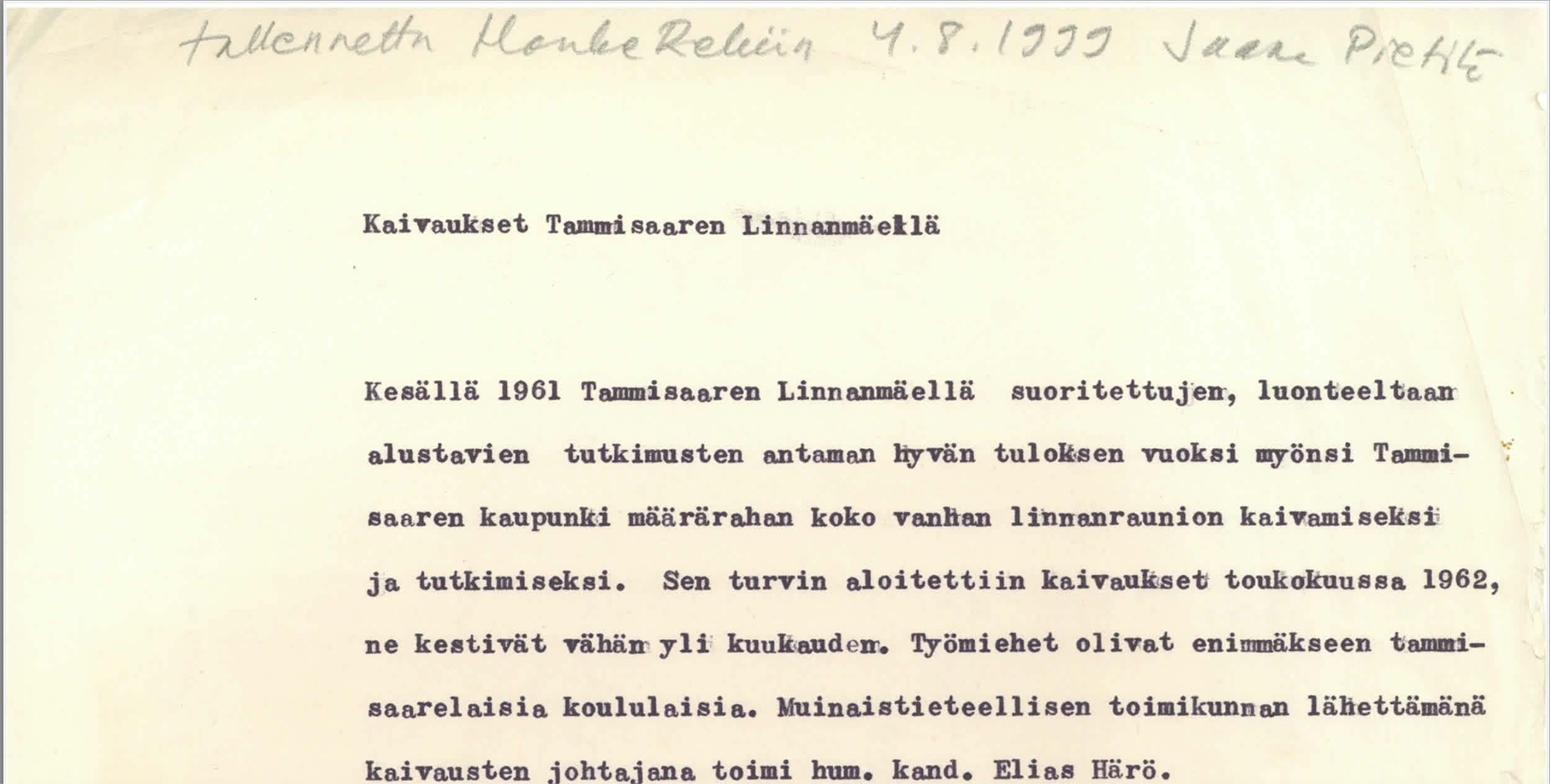 linnanmaki-1962notes